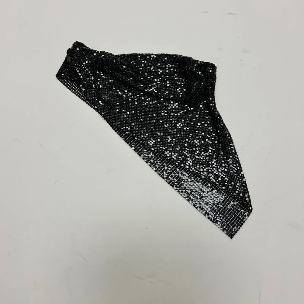Paco Rabanne Chain-Link Triangle Scarf - Picture 3 of 5
